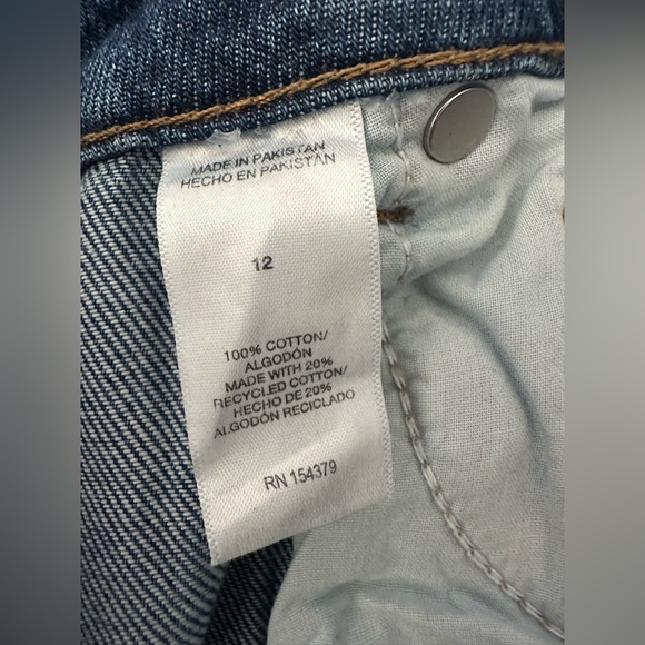 Aeropostale Women’s Jeans Size 12 High Rise Wide Leg Pre-owned - Picture 4 of 10